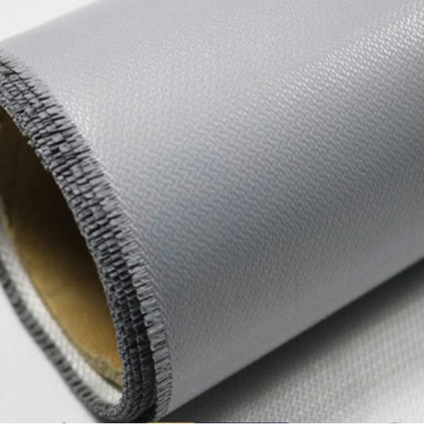 Un silicón de plata lateral cubrió la tela de la fibra de vidrio para la prevención contra los incendios