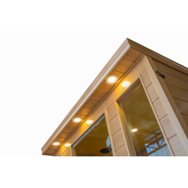 Single and Double Steam Bath Tourmaline Computer Control Panel Sweat Room Home Sauna Room Far Infrared Bathtub Detox