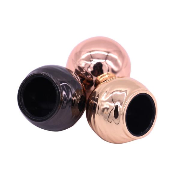 Customized Logo Premium Glossy T-Shaped Cap Zamac Perfume Cap for Fea 15