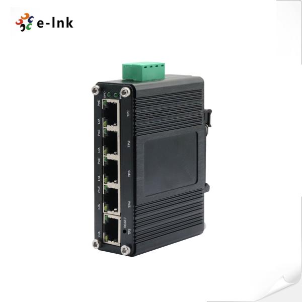 Mini Switch Ethernet Gigabit RJ45 5 ports 10/100/1000M Web Industriel Géré