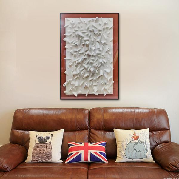 Top Artist Team Design Mixed Media Painting Handmade Framed Wall Art Decoration 80x120cm