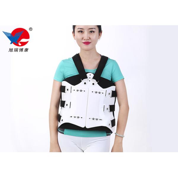 Flannel Adjustable Medical Orthosis , Lumbar Orthosis Back Brace Provide Stable