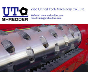 hot sale of Single Shaft Crusher S3060 automatic Plastic, tire, wood, metal, cable shredding machine crusher