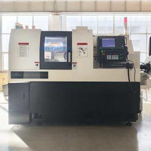 High Precision CNC Lathe Machine With Chip Conveyor And Bar Feeder For Swiss