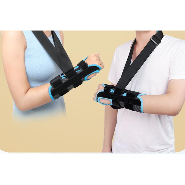 Тутор запястья пластиковой пряжки протезный со съемным плечевым ремнем