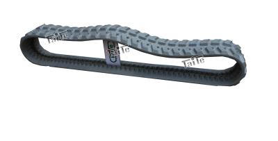 Custom Grey Non Marking Rubber Tracks 300 X 52.5nm X 74 For Cat Jcb Nagano Durable