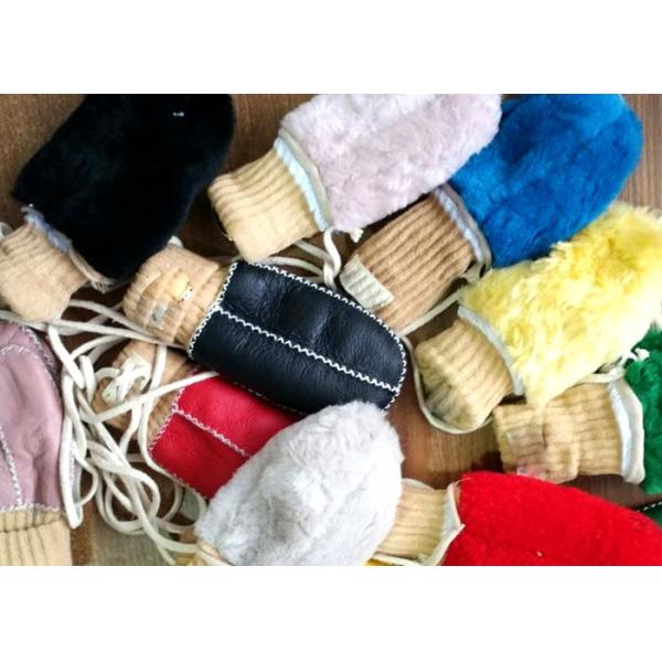 Миттенс замши овчины младенцев для мальчиков и девушек с, м, л размера