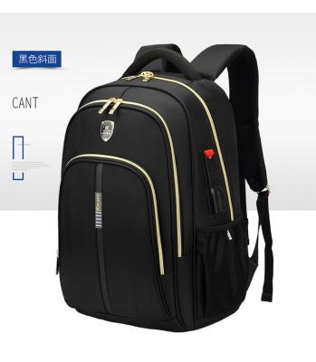 Convenient Waterproof Backpacks With A Lot Of Zippers Soft Handle Durable Nylon Fabric