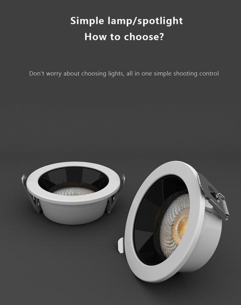 White LED Spot Light 7W Dimmable LED Spotlight Anti Glare For Hotel / Commercial