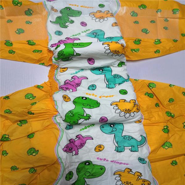 Printed Absorbent Incontinence Diapers for Adults Large Size Cotton Nappies