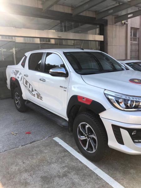 Alargamentos do para-choque do caminhão para Toyota Hilux Revo 2016-2019 e 2021