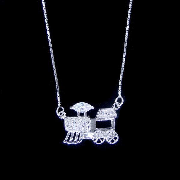 Saturn Galaxy Shape New Jewellery Design Glaze 925 Silver Rose Gold Necklace