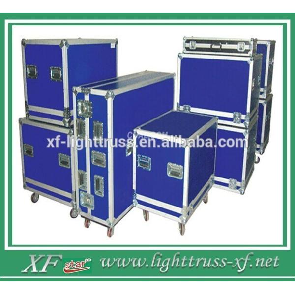Big Events Used Aluminum Road Cases , Transportation Tool Box Plywood Customized Size