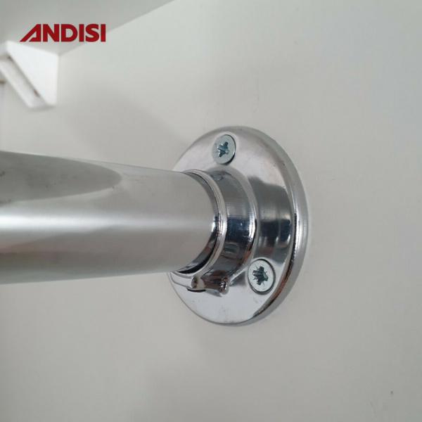 Zinc Alloy Closet Rod Support Flanges for Wardrobe Fitting Accessories Mail Packing