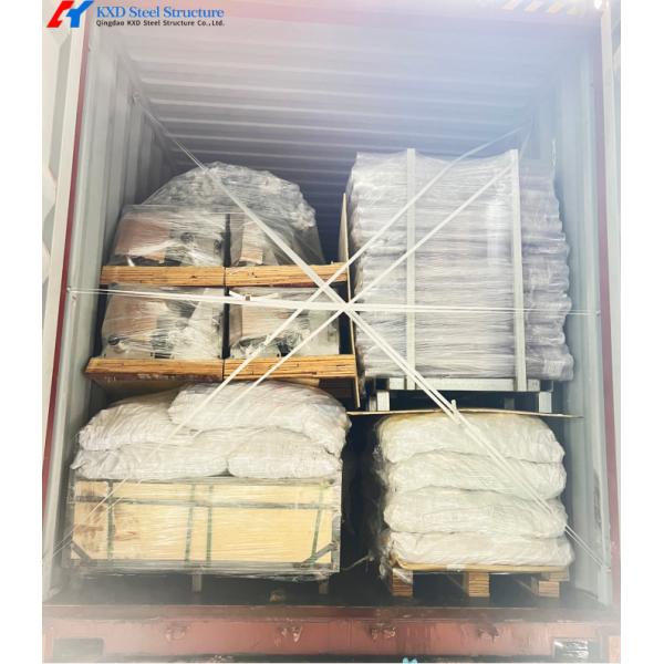 Casa de aves de corral de pollo totalmente automatizada - Estrutura de acero Equipo agrícola prefabricado