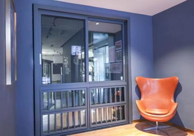 Stylish Office Aluminum Sliding Window , Broken Bridge Aluminium Soundproof Windows