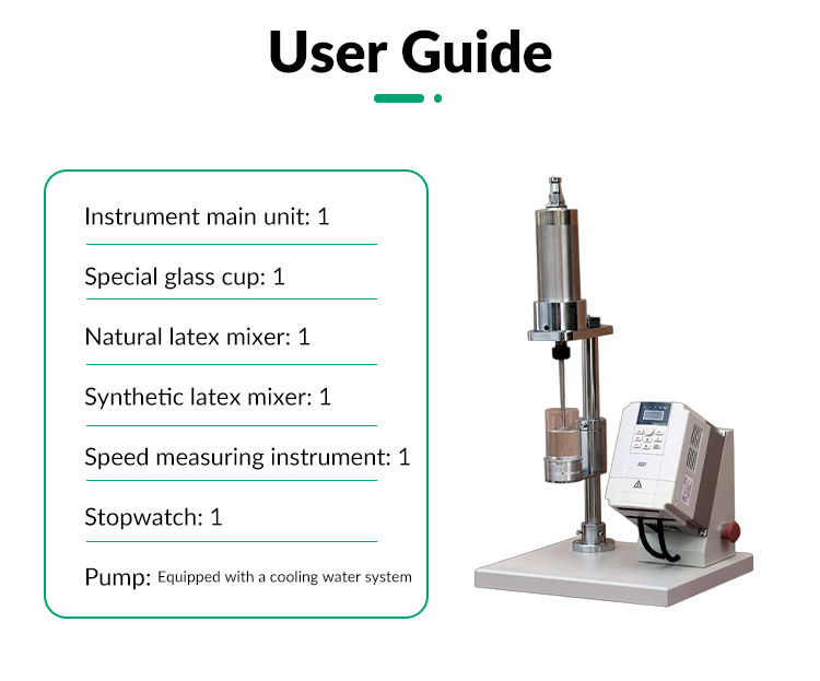 High Speed Mechanical Stability Test Equipment Natural Latex/Synthetic Latex Mechanical Stability Tester
