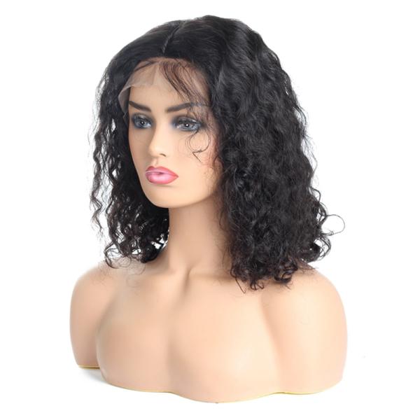 30 Inch Water Wave Full Lace Wig Brazilian Hair Cuticle Aligned