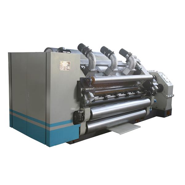 Sola máquina de la fabricación de cajas de la cartulina acanalada de la cara de poco ruido