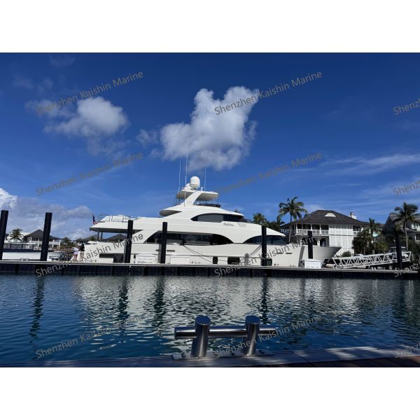 Marine-grade Aluminum Alloy 6061 T6 Finger Dock Floating Pontoon with Scratch Resistant Surface and Customized Size