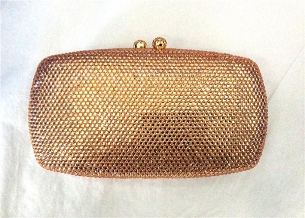 Crystal Clasp Rhinestone Embellished Purses Multi Colored 18.8 * 5.1 * 11.7 cm