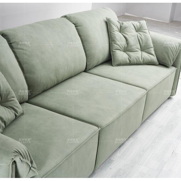 BN Technology Velvet Sofa Electric Recliner Nordic Italian Living Room Elephant Ear Extension Functional Sofa