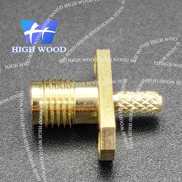 SMA Series RF Coaxial Connector,SMA-KFD 2-Hole Crimp Jack