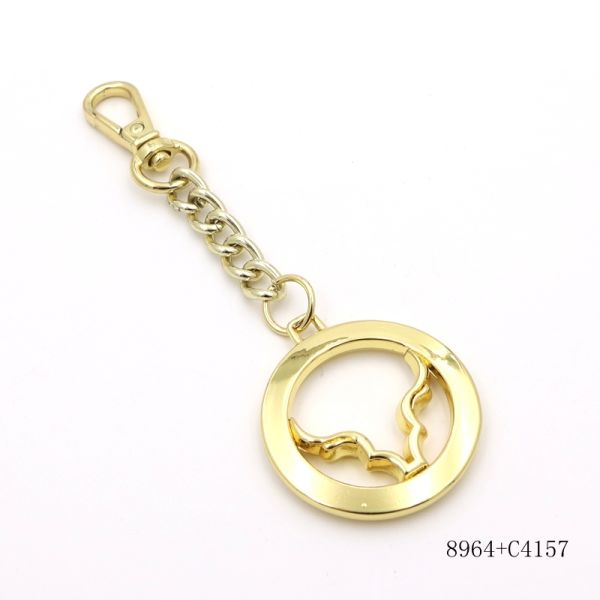 17mm Swivel Snap Hook Gold / Rose Gold Swivel Clasp Hooks For Keychain Accessories