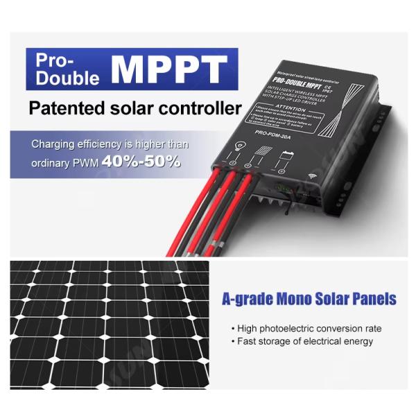 Highway  viliage Solar Street Lights Long Lifespan IP65 waterproof  220lm/w  solar powered Street Light