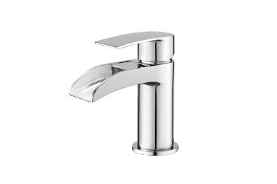 Mixer de bacia de cobre de monobloco de alavanca única para banheiro T8112MW