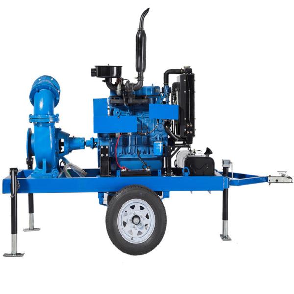 Mobile Water Pump Self Priming Pump Head 10 m Diesel Engine Water Pump for Irrigation