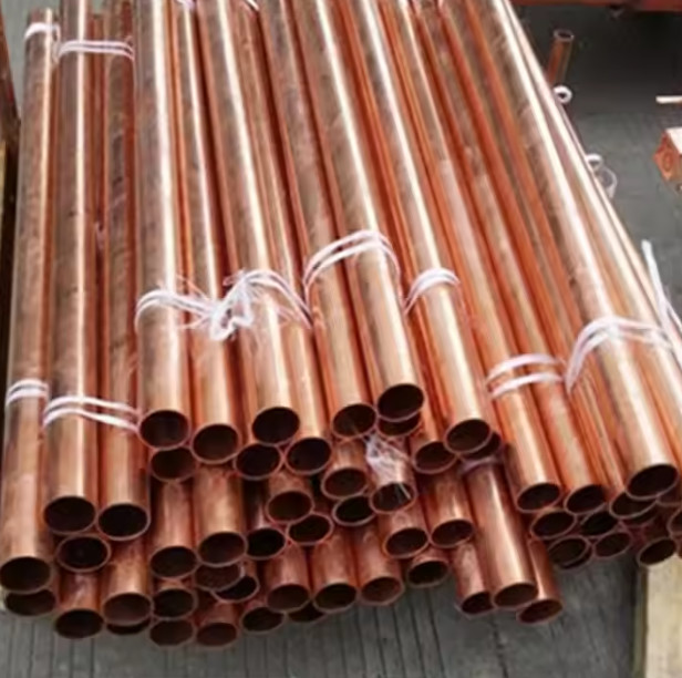 Straight Square / Round / Rectangular Copper Tube Pipe Brass Tube Pipe 8.96 g/cm³