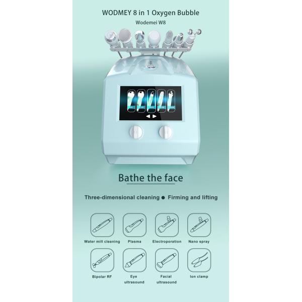 Струя воды кислорода RF машины dermabrasion гидры 8 In1 ультразвуковая