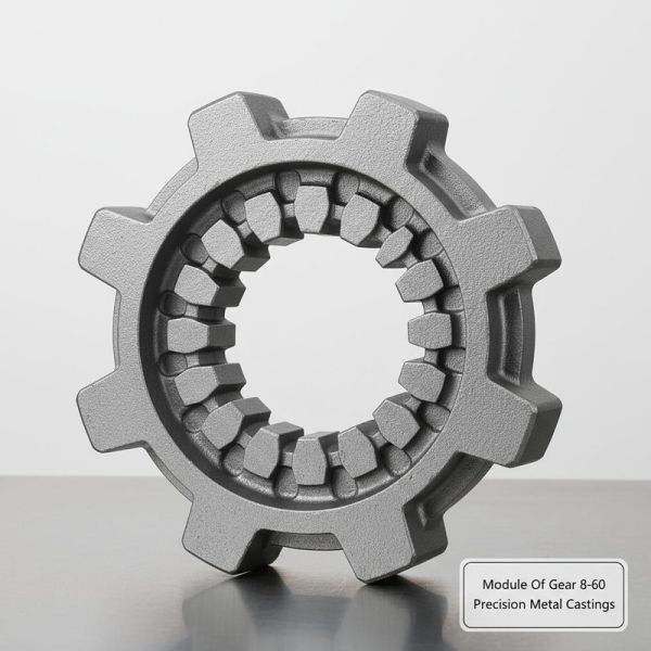 Module Of Gear 8-60 Corrosion Resistant Castings with 400℃-1200℃ Working Temperature and WT0.5mm-22mm Wall Thickness for Heavy Duty Industrial Applications