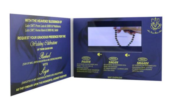 China Factory Supply Competitive Price 7 inches Lcd Brochure Lcd Video Card For Business Promotion