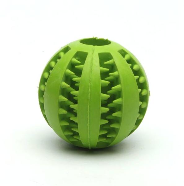 Hard Rubber Chew Toys Ball Dog Treat Chew Toys For Dog Teeth Cleaning