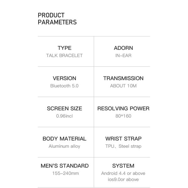 Smartwatch Wristband 90MAH BLE IP67 кровяного давления 0.96inch водоустойчивый