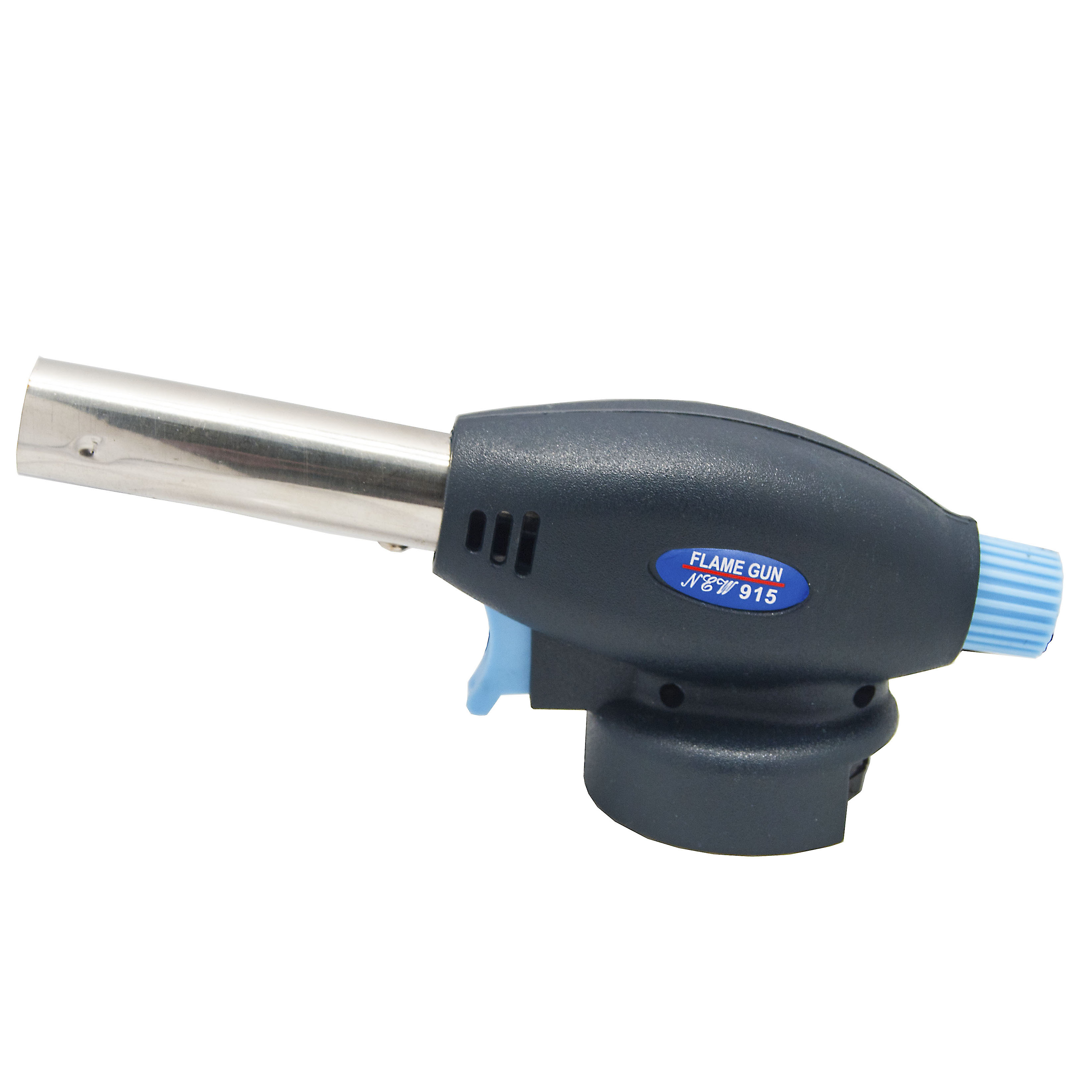 915 Handheld Gas Torch Piezo Ignition Adjustable Flame Control For Cooking BBQ Camping