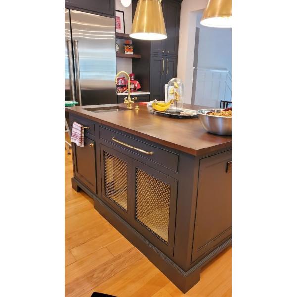 Premium Quality Decorative Metal Mesh for Cabinet Door Design Offering Superior Air Circulation Sleek Modern Look