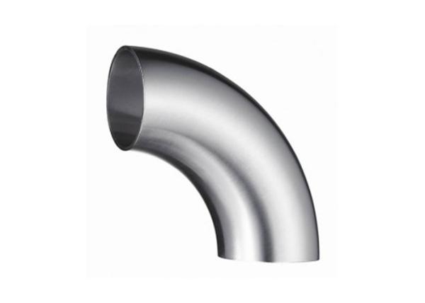 304 / 304L Stainless Steel Sanitary Pipe Fittings Butt Weld Tube Elbow For Food Industry