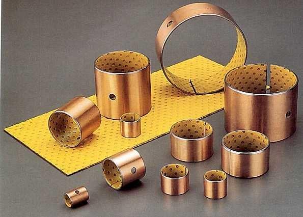 Outside Steel Porous Bronze Sinter Pom Sleeve Bushings Strips Housing Shaft Tolerance Inch Dimension Added Chamfers