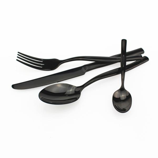 High Quality New White and Gold Cutlery Set Stainless Steel Flatware Talheres