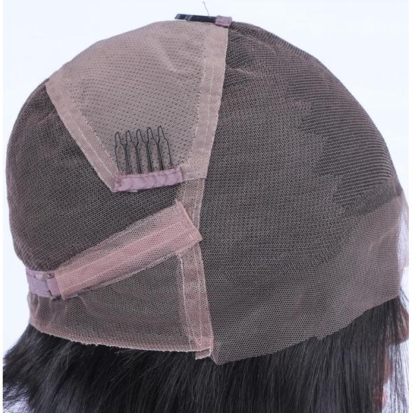 Cabelo real reto natural perucas coloridas do cabelo, perucas completas da parte dianteira do laço para mulheres negras