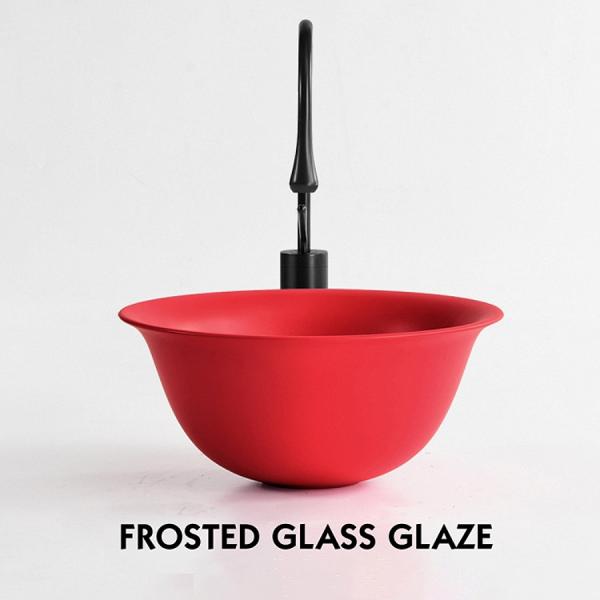 Art Decor Bathroom Countertop Basin Ceramic For Facial Washing