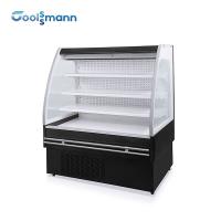 refrigerador vegetal Multideck do refrigerador aberto de 650L para a altura da exposição 1580mm do supermercado