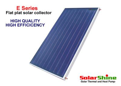Solar Power Flat Plate Solar Collector 1m X 2m High Density Polyurethane Insulation
