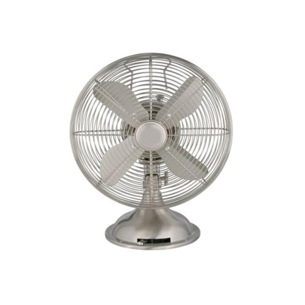 30 Watt Classic Copper Metal Desk Fan For Bedroom & Garage Low Noise