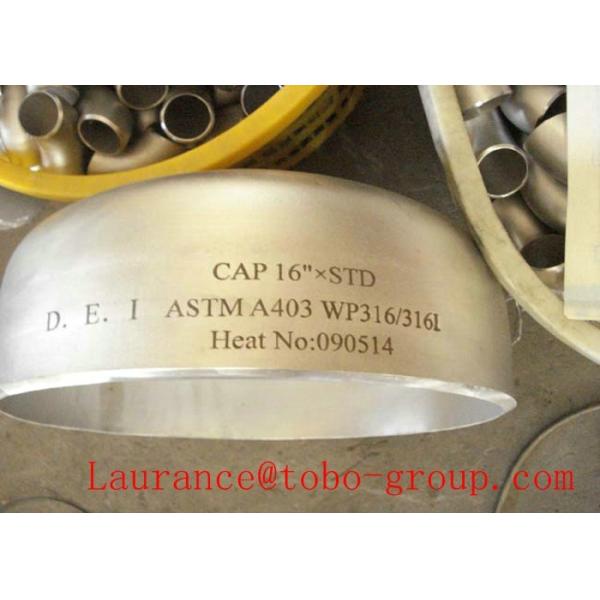 Крышки трубки металла УНС32750, крышки конца трубопровода равной формы стальные