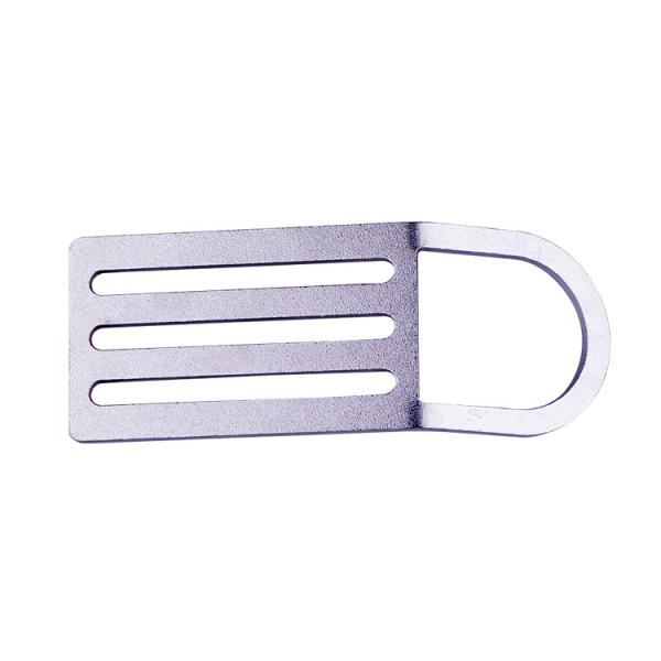 9*3.7cm 316ss D-SHAPE buckle pre-bent webbing D-ring weight belt keeper for diving
