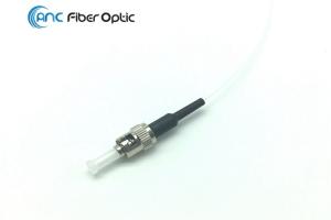 Trança branca/alaranjada LSZH multimodo ISO9001 ROHS da fibra ótica do ST aprova